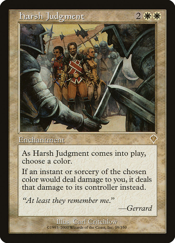 Harsh Judgment - (Foil): Invasion