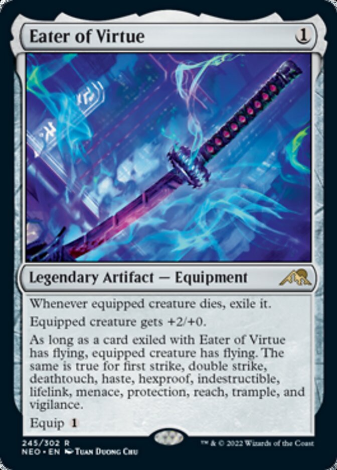 Eater of Virtue - (Foil): Kamigawa: Neon Dynasty