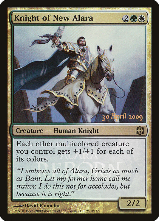 Knight of New Alara (Launch) - (Foil): Alara Reborn Promos