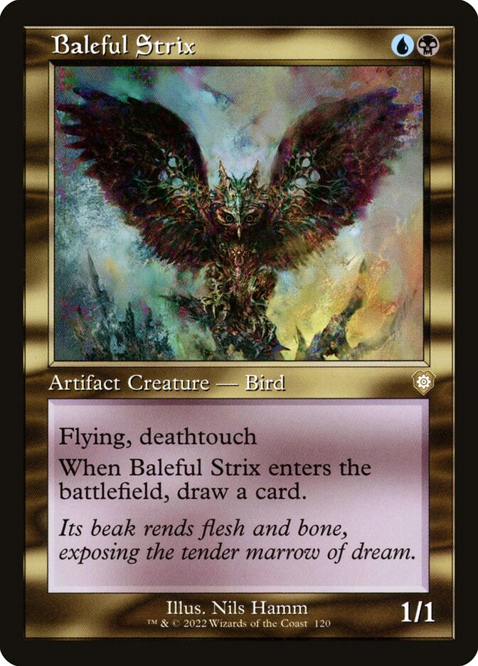 Baleful Strix (Retro Frame): The Brothers' War Commander