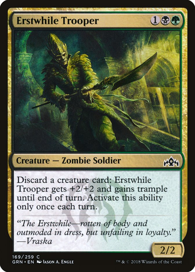 Erstwhile Trooper: Guilds of Ravnica