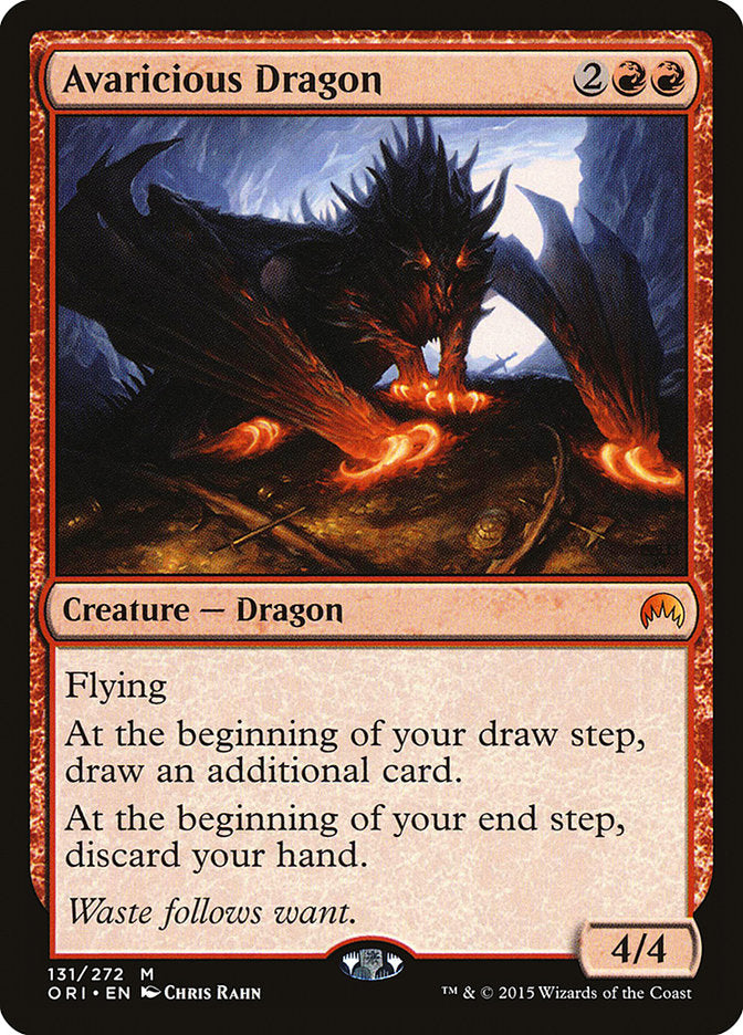 Avaricious Dragon - (Foil): Magic Origins