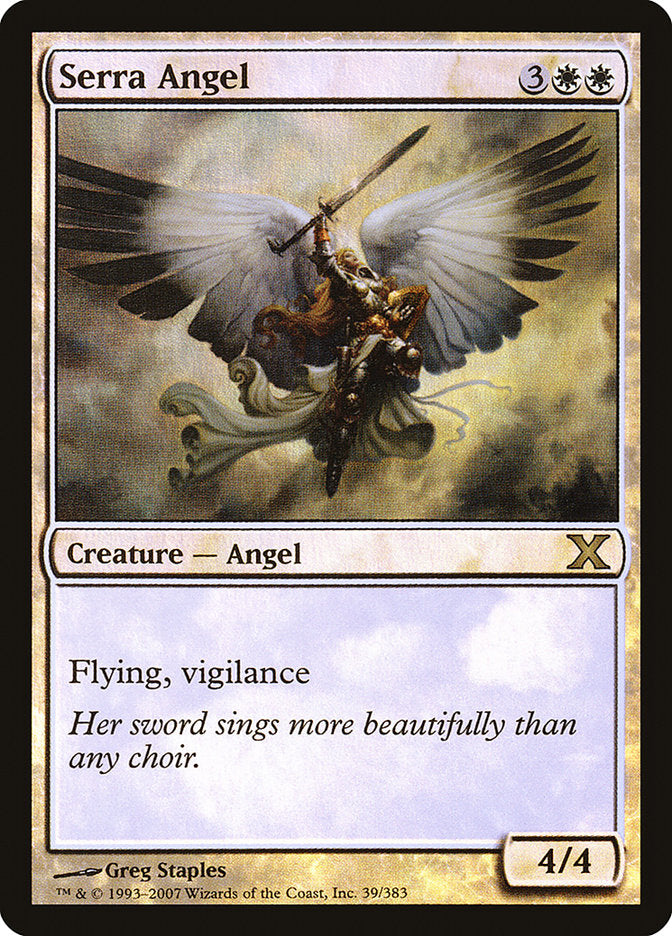 Serra Angel - (Foil): Tenth Edition