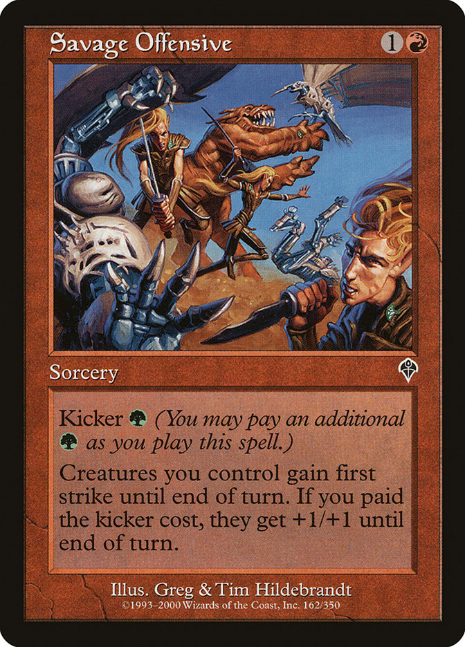 Savage Offensive - (Foil): Invasion
