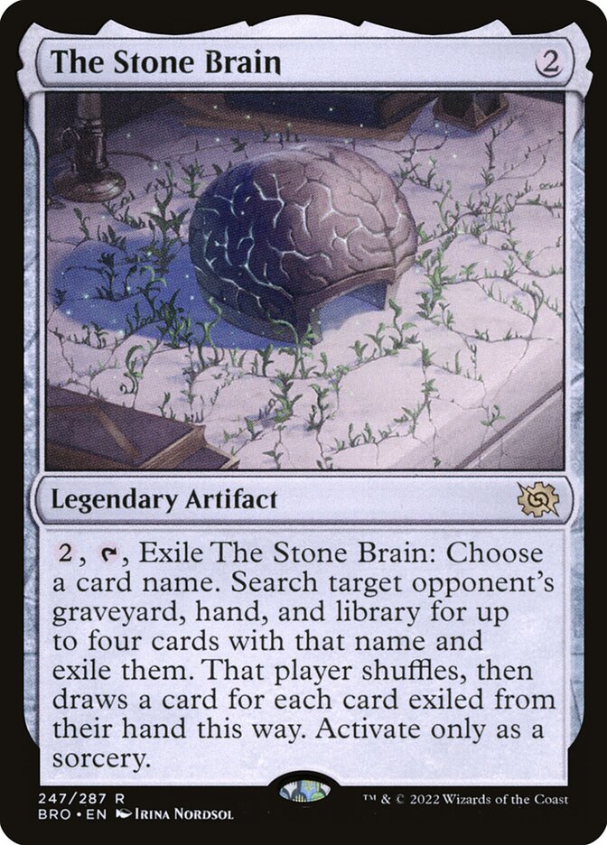 The Stone Brain - (Foil): The Brothers' War