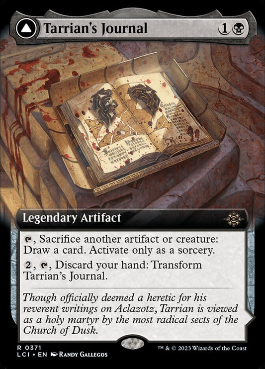 Tarrian's Journal // The Tomb of Aclazotz (Extended Art) - (Foil): Lost Caverns of Ixalan