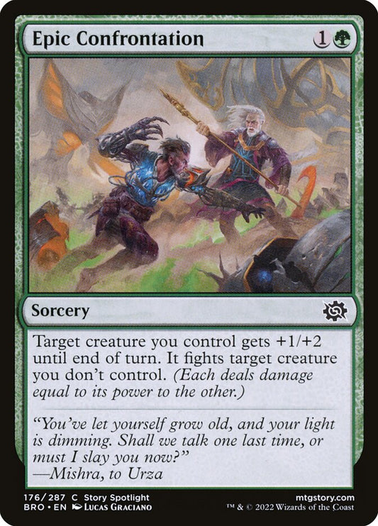 Epic Confrontation - (Foil): The Brothers' War