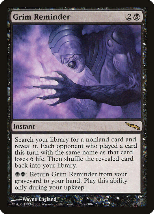 Grim Reminder - (Foil): Mirrodin