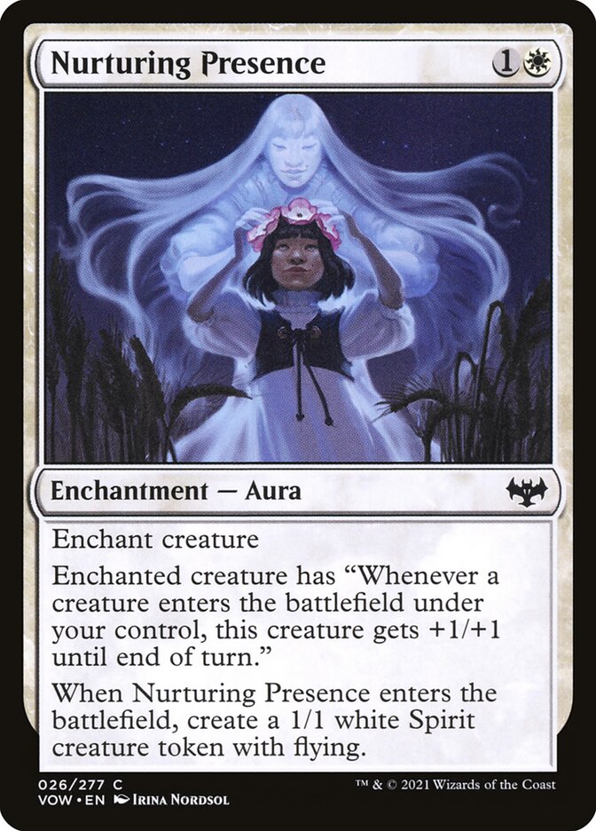 Nurturing Presence - (Foil): Innistrad: Crimson Vow