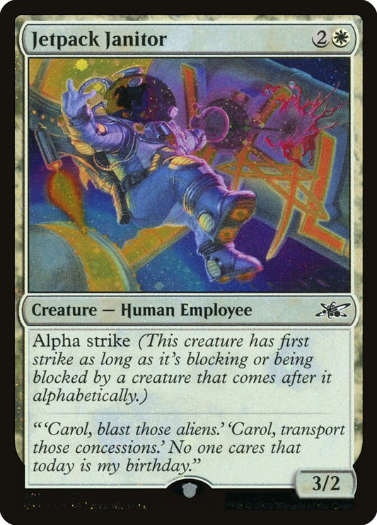 Jetpack Janitor (Galaxy Foil) - (Foil): Unfinity
