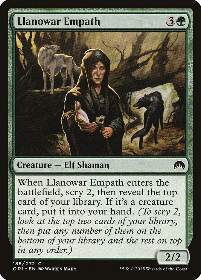 Llanowar Empath - (Foil): Magic Origins