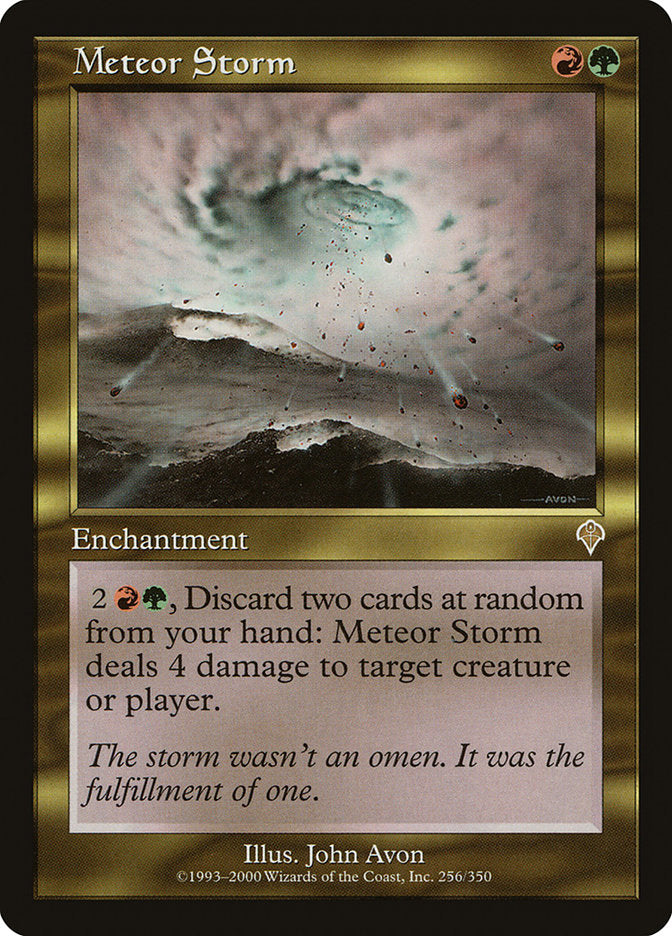 Meteor Storm - (Foil): Invasion
