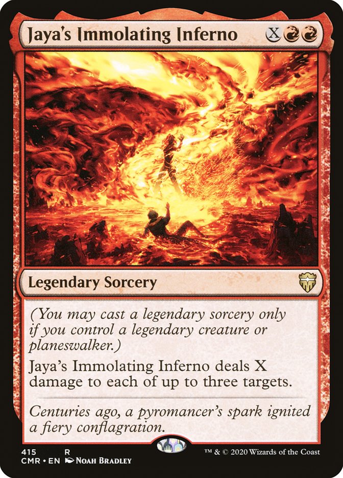 Jaya's Immolating Inferno (Commander Deck): Commander Legends