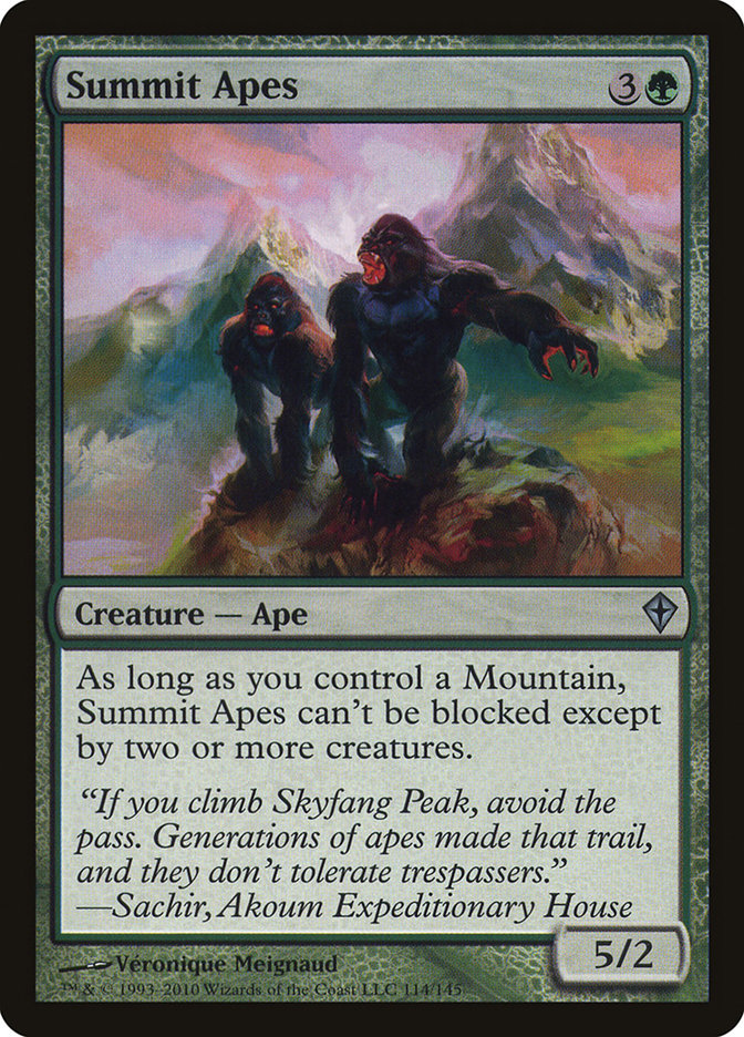Summit Apes: Worldwake