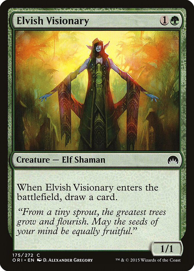 Elvish Visionary - (Foil): Magic Origins