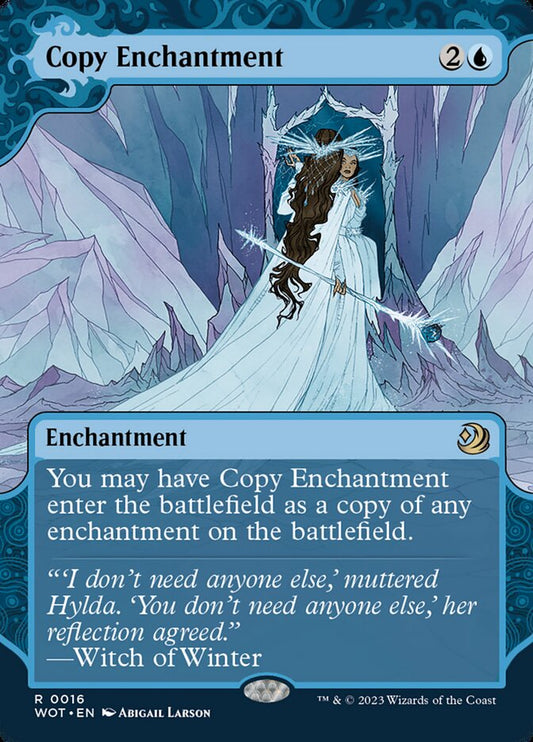 Copy Enchantment (#016) - (Foil): Wilds of Eldraine: Enchanting Tales
