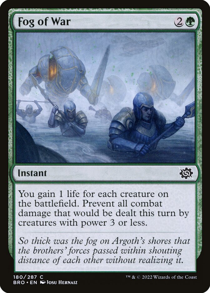 Fog of War - (Foil): The Brothers' War