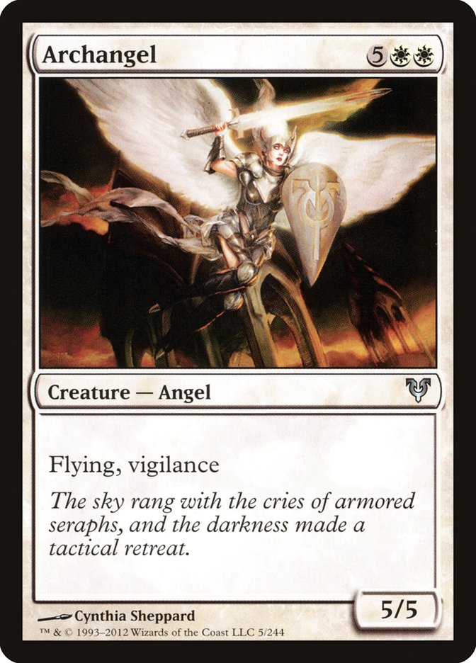 Archangel - (Foil): Avacyn Restored