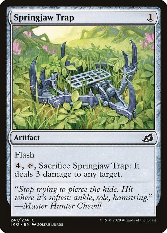 Springjaw Trap - (Foil): Ikoria: Lair of Behemoths