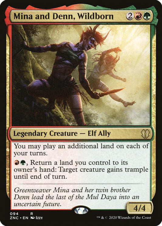 Mina and Denn, Wildborn: Zendikar Rising Commander