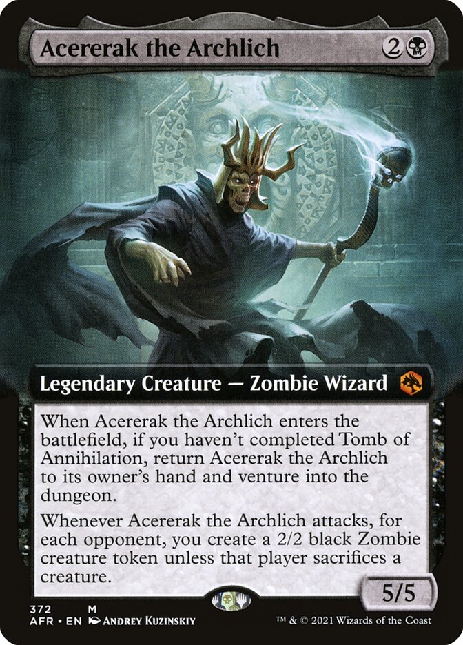 Acererak the Archlich (Extended Art): Adventures in the Forgotten Realms