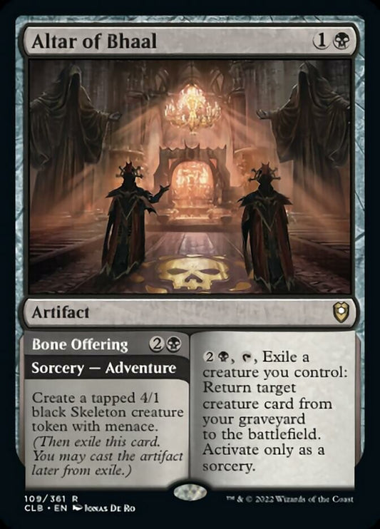 Altar of Bhaal // Bone Offering: Commander Legends: Battle for Baldur's Gate