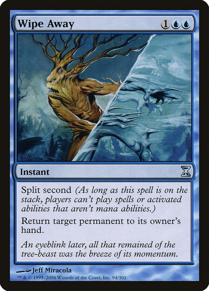 Wipe Away - (Foil): Time Spiral