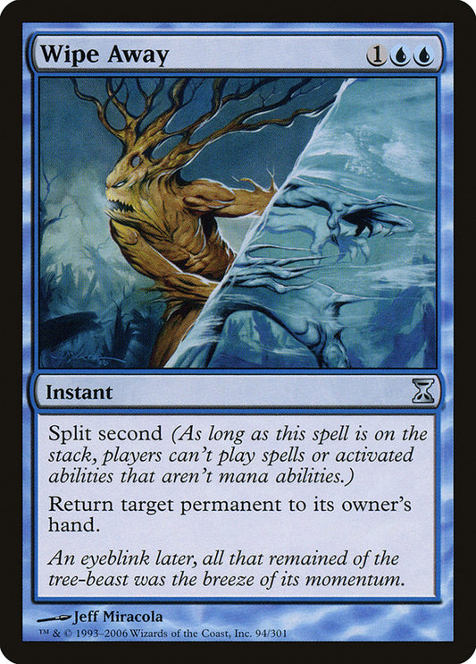 Wipe Away - (Foil): Time Spiral