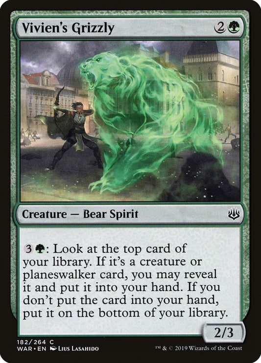 Vivien's Grizzly - (Foil): War of the Spark