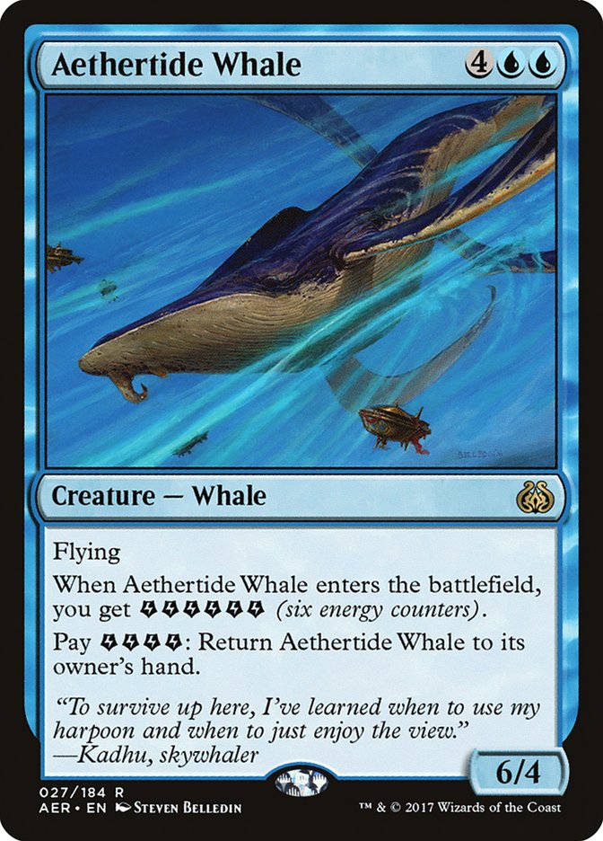 Aethertide Whale - (Foil): Aether Revolt