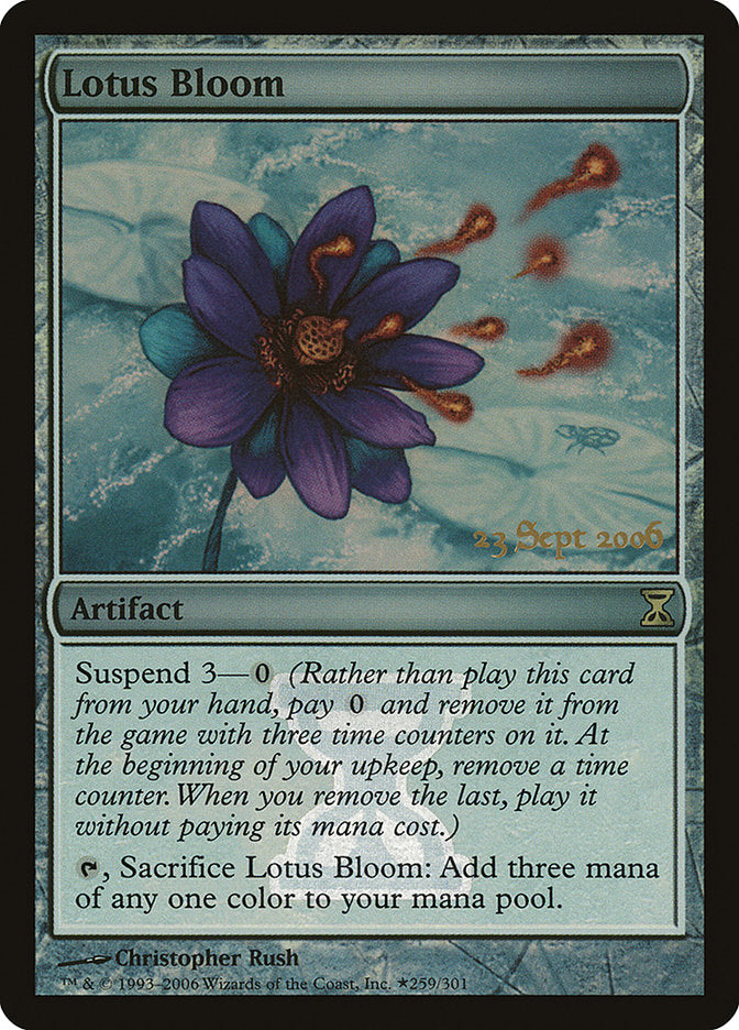 Lotus Bloom (Prerelease) (Time Spiral) - (Foil): Time Spiral Promos