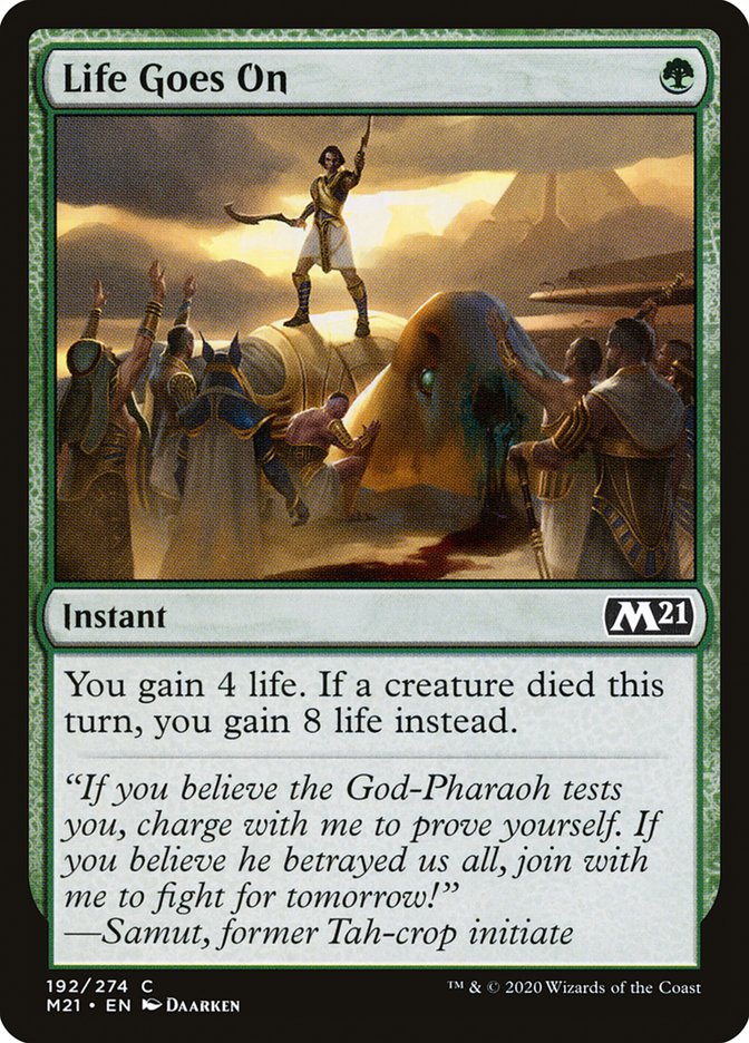 Life Goes On - (Foil): Core Set 2021