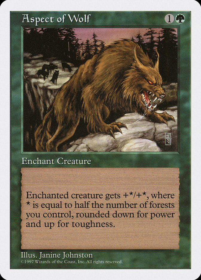Aspect of Wolf: Fifth Edition
