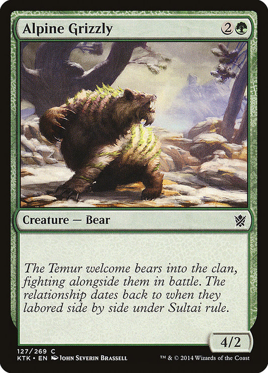 Alpine Grizzly - (Foil): Khans of Tarkir