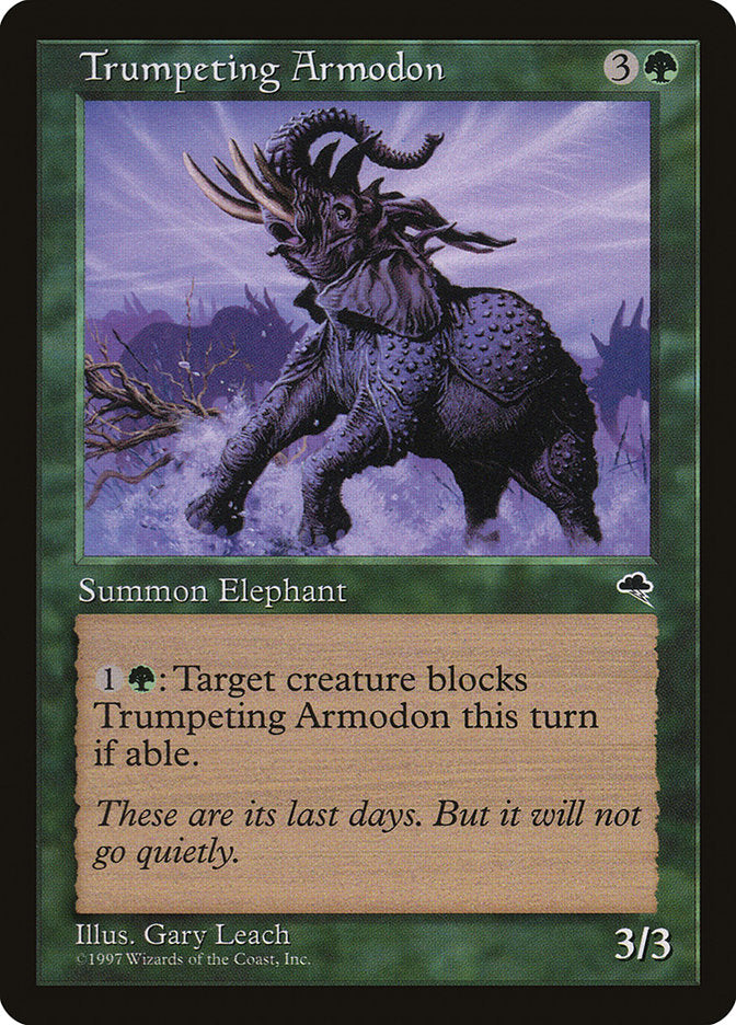 Trumpeting Armodon: Tempest