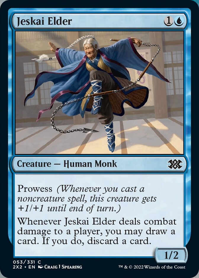 Jeskai Elder - (Foil): Double Masters 2022