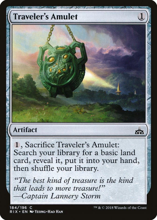 Traveler's Amulet: Rivals of Ixalan