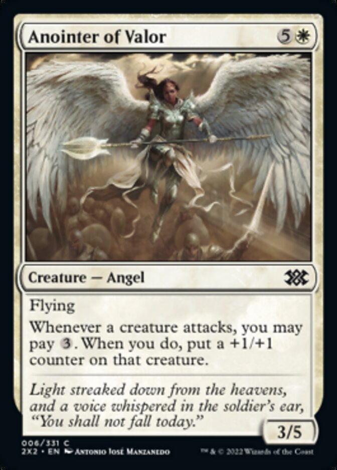 Anointer of Valor - (Foil): Double Masters 2022