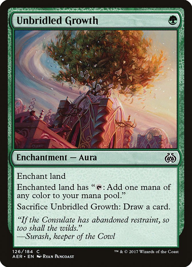 Unbridled Growth - (Foil): Aether Revolt