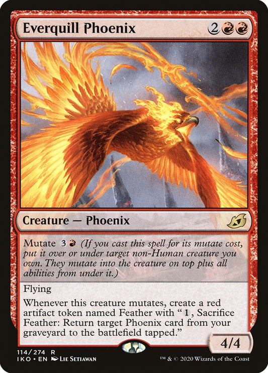 Everquill Phoenix - (Foil): Ikoria: Lair of Behemoths