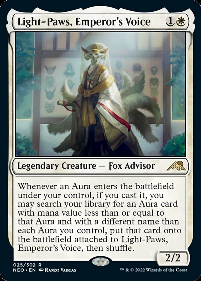 Light-Paws, Emperor's Voice - (Foil): Kamigawa: Neon Dynasty