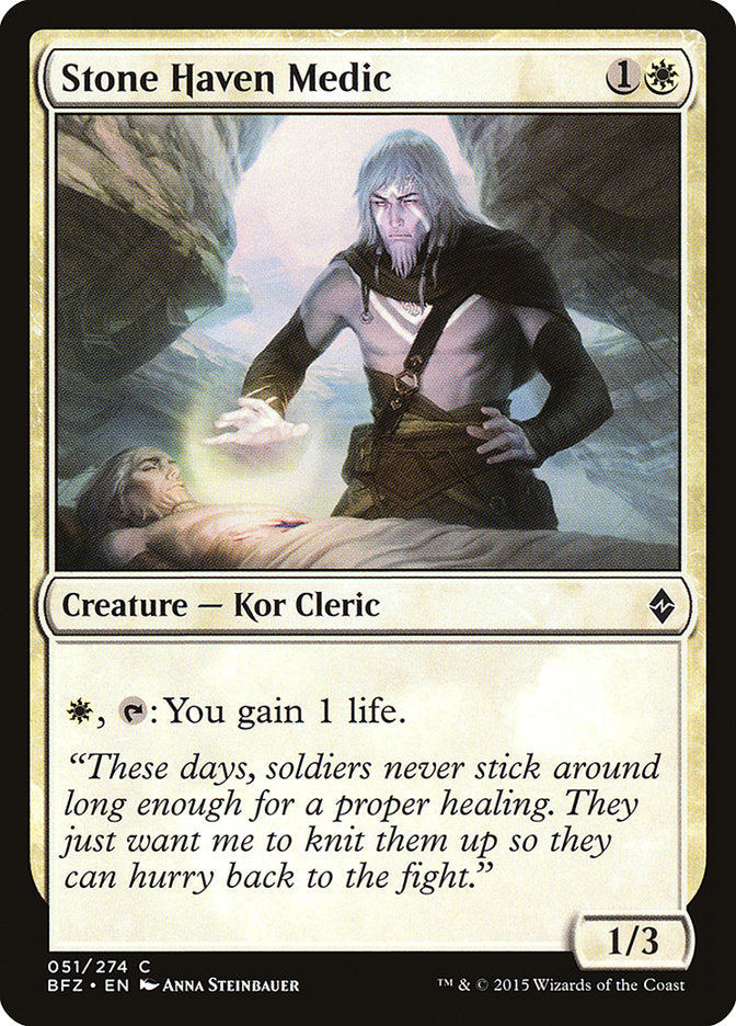 Stone Haven Medic: Battle for Zendikar