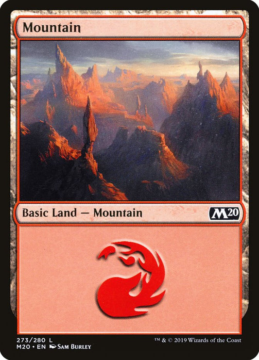 Mountain (#273) - (Foil): Core Set 2020