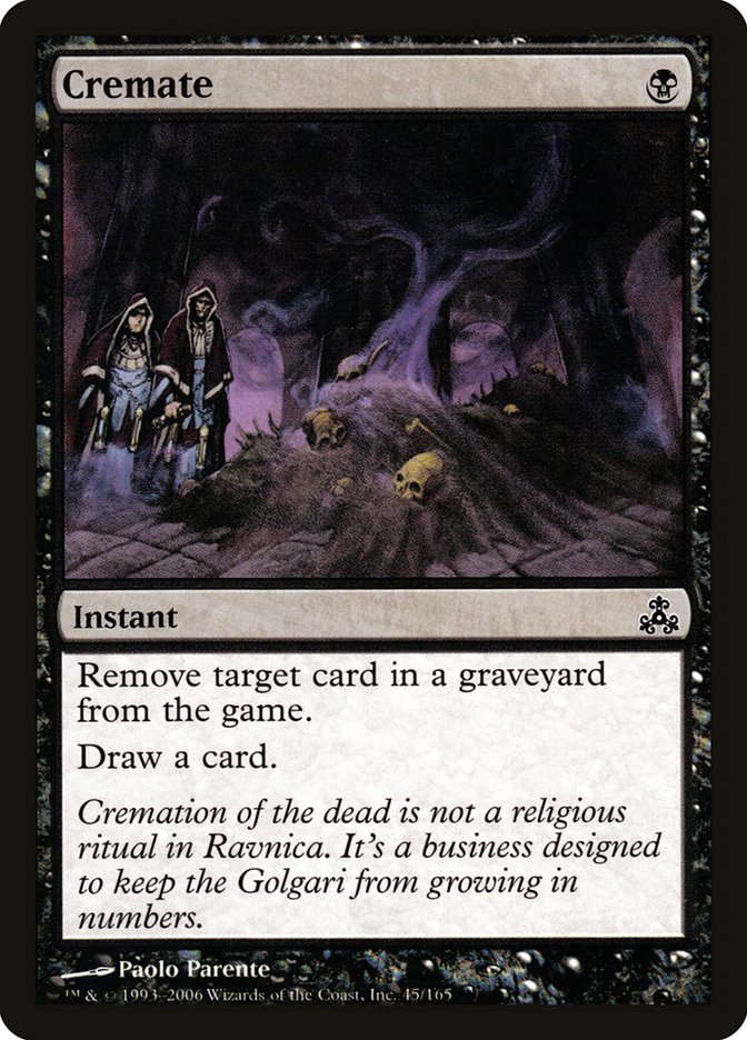 Cremate - (Foil): Guildpact