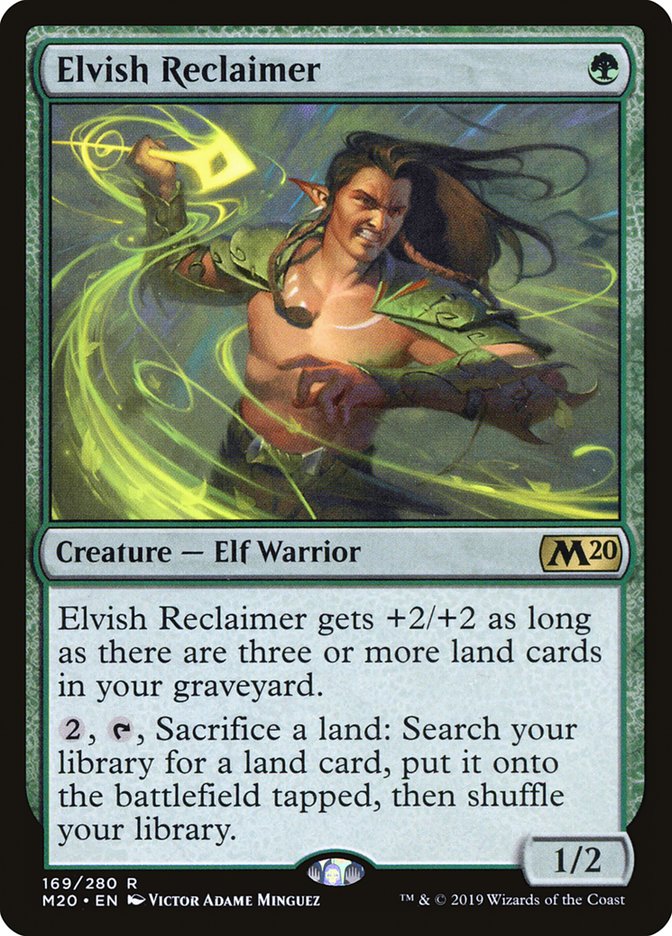 Elvish Reclaimer: Core Set 2020