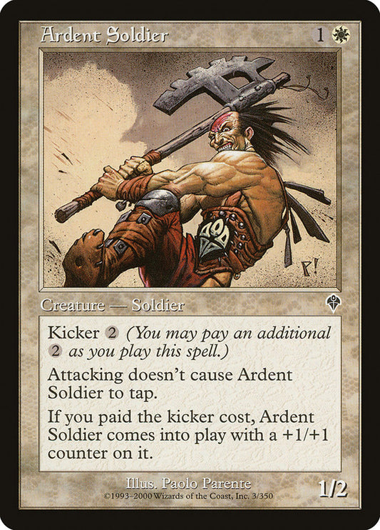 Ardent Soldier - (Foil): Invasion
