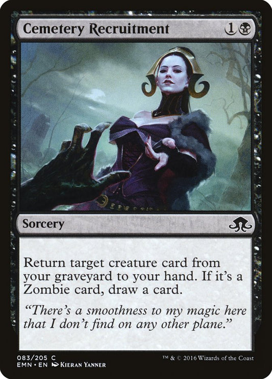 Cemetery Recruitment - (Foil): Eldritch Moon