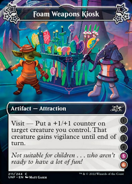 Foam Weapons Kiosk (5/6) - (Foil): Unfinity