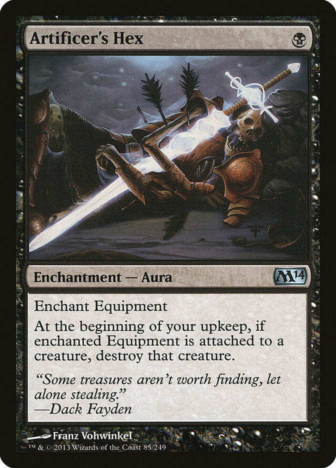 Artificer's Hex - (Foil): Magic 2014