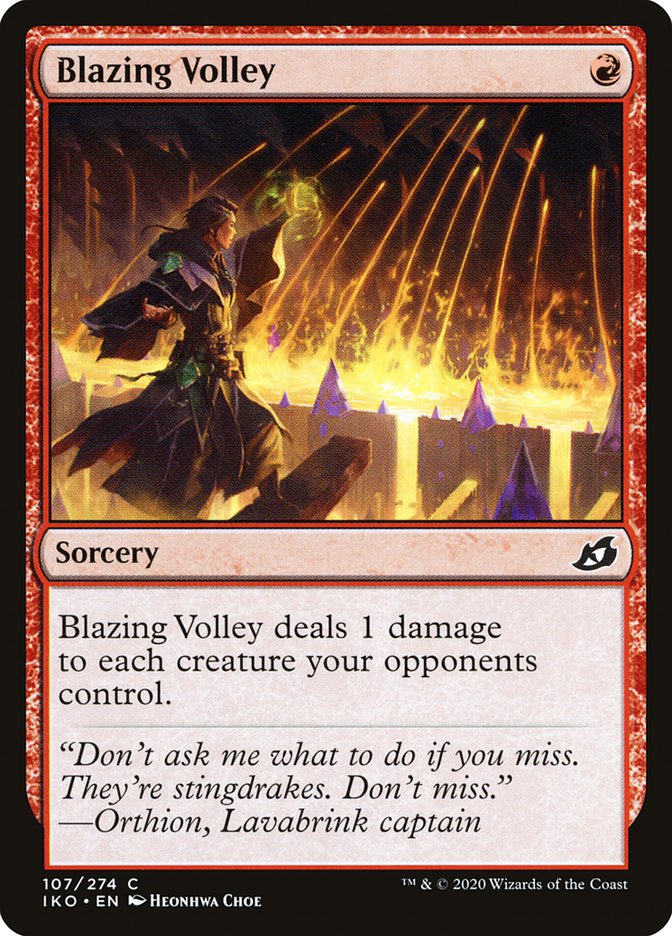 Blazing Volley: Ikoria: Lair of Behemoths